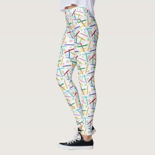 Färgpenna Mönster Leggings