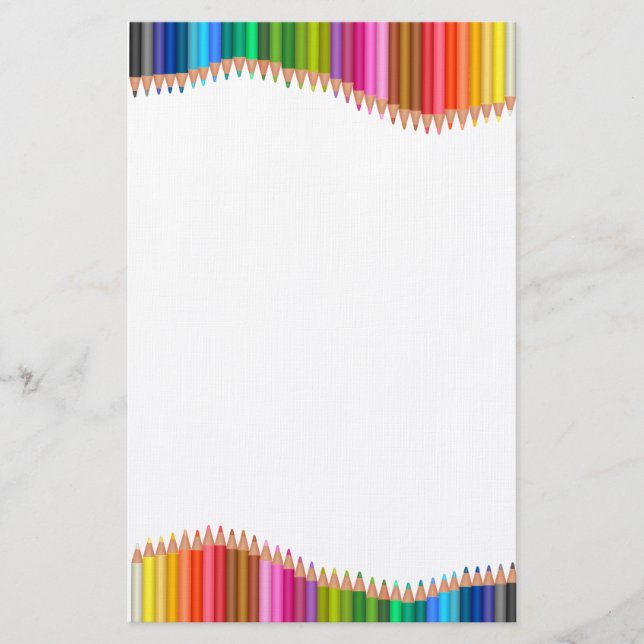 Färgpennor Brevpapper (Framsida)