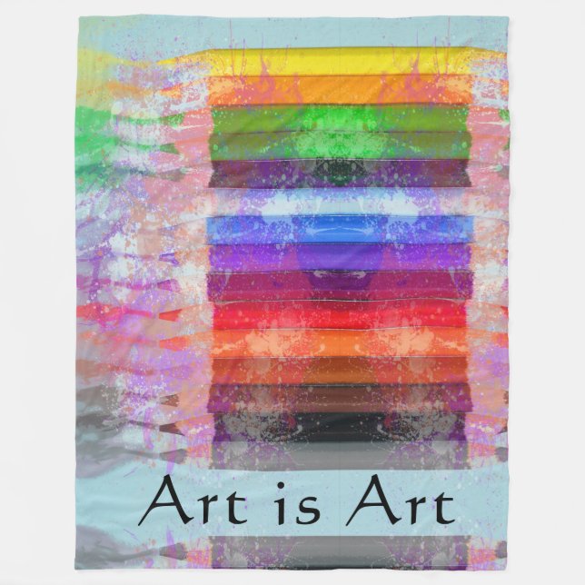 Färgpennor Fleecefilt (Framsidan)