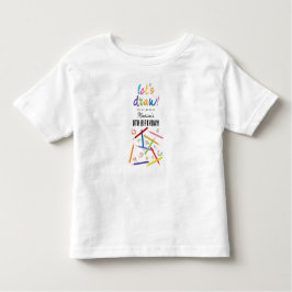 Färgpennor Kids Art Barns födelsedag Party T Shirt