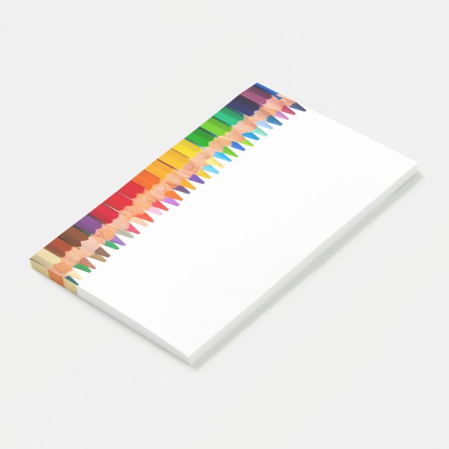 Färgpennor Post-it Block (Vinklad)