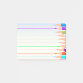 Färgpennor Post-it Block