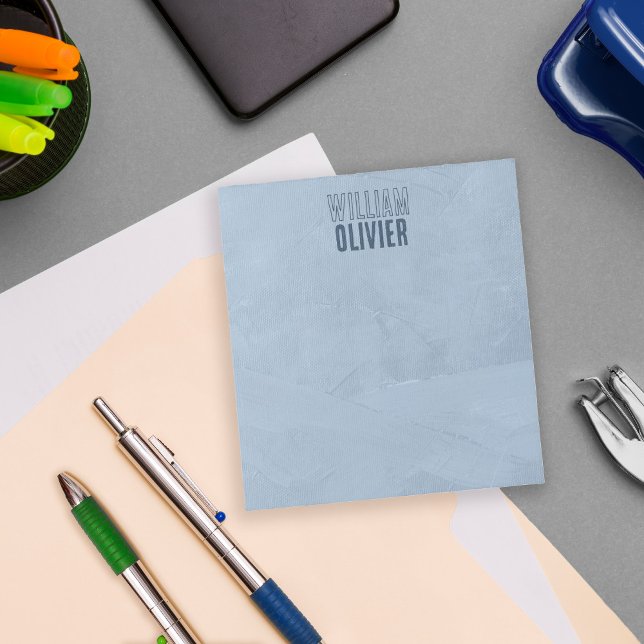 Färgpensel för stålblå färg Struktur Lägg till Nam Anteckningsblock (Skapare uppladdad)