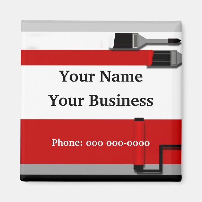 Färgpensel, kampanjmagnet magnet (Framsidan)