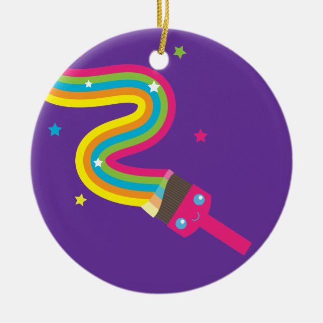 Färgpensel, ornament (Framsidan)