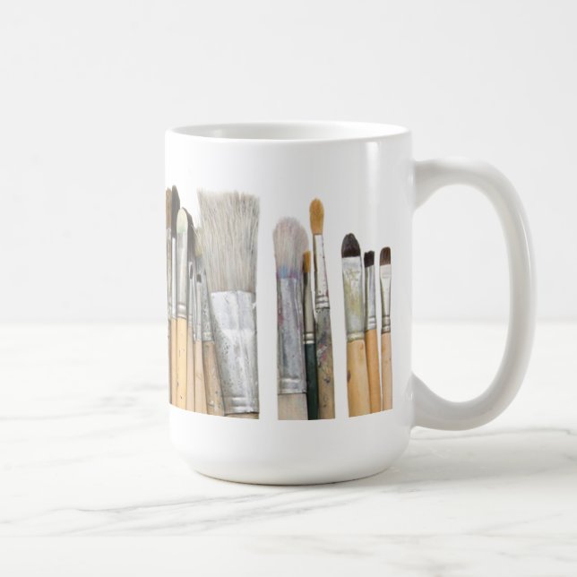 Färgpenslar Kaffemugg (Höger)