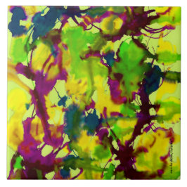 Färgplatta Kakelplatta