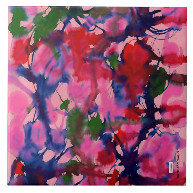 Färgplatta keramiska plattor kakelplatta (Framsidan)