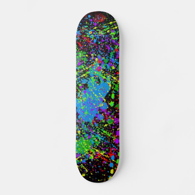 Färgplatta Mini Skateboard Bräda 18,5 Cm (Framsida)
