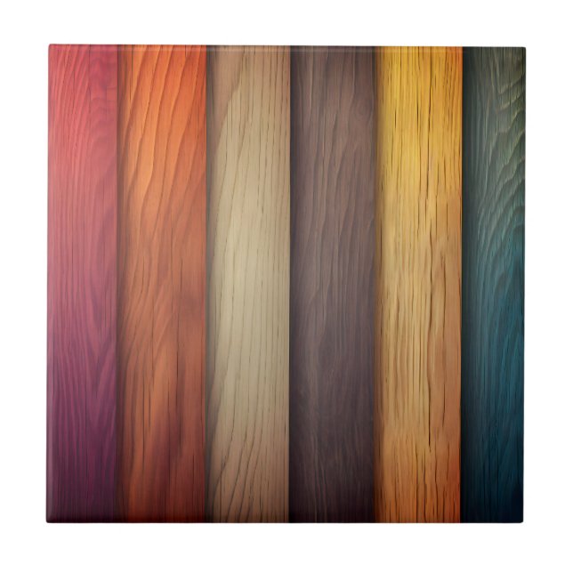 Färgplatta träplattor kakelplatta (Framsidan)