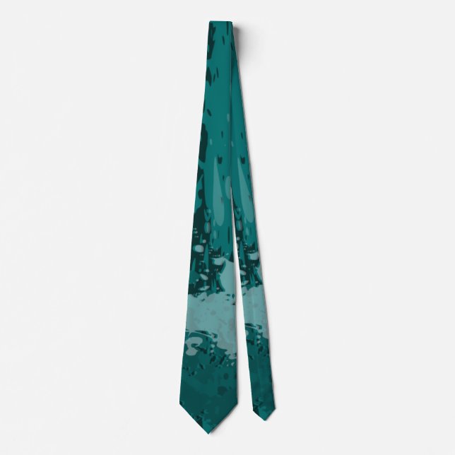 Färgplatteraren Party Gift med Teal Grönt - Tie Slips (Framsida)