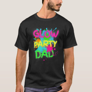 Färgplattor för glans Party Pappa Party Mat T Shirt