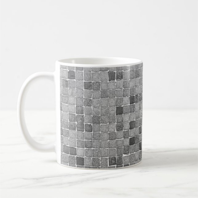 Färgplattor i Lissabon i stadsmiljö, en Kaffemugg (Vänster)