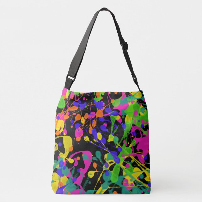 Färgplattor i norra Ljus Axelväska (Baksida)