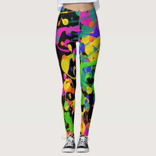 Färgplattor i norra Ljus Leggings