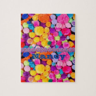 FärgPom Poms Jigszle Puzzle Pussel