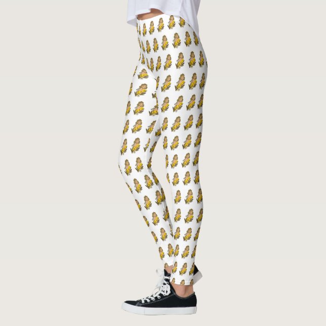 Färgpop: Modefrämjande byxstilar Leggings (Vänster)