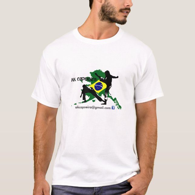 FärgPromo för AK Capoeira Tee Shirt (Framsida)
