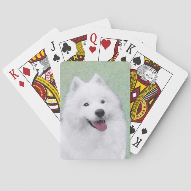 Färgprov - Cute Original Hund Art Casinokort (Baksidan)