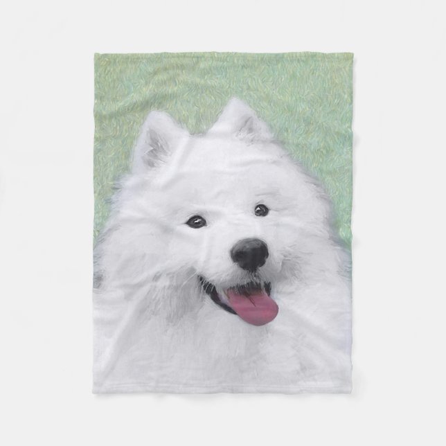 Färgprov - Cute Original Hund Art Fleecefilt (Framsidan)