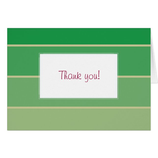 Färgprov för Bright Grönt Hälsningskort (Framsidan Horizontal)