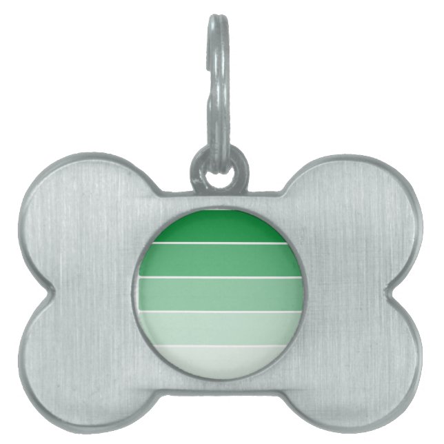 Färgprov för Bright Grönt Namnbricka Husdjur (Framsidan)