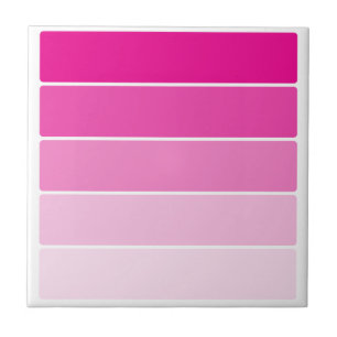 Färgprov för Bright Rosa Kakelplatta