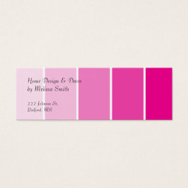 Färgprov för Bright Rosa Litet Visitkort