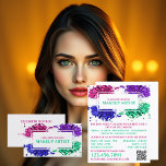 Färgpulver, makeup Artist Advertising Reklamblad<br><div class="desc">Färgpulver,  makeup Artist Reklam Flyers från Affärskortet Store.</div>