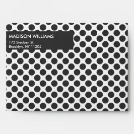 Färgpunkt Modern Minimalistisk Enkel Kuvert