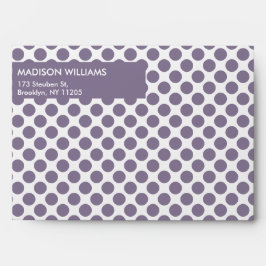 Färgpunkt Modern Minimalistisk Enkel Kuvert