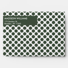 Färgpunkt Modern Minimalistisk Enkel Kuvert