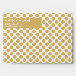 Färgpunkt Modern Minimalistisk Enkel Kuvert