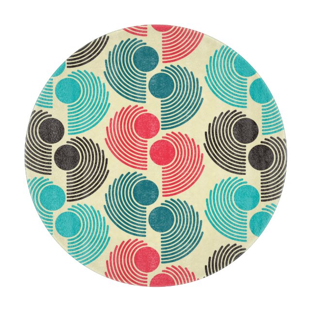 Färgpunkter: abstrakt sömlös mönster. (Framsidan)