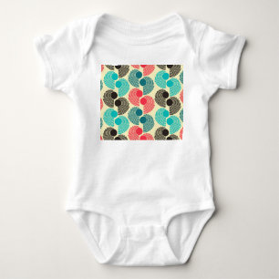 Färgpunkter: abstrakt sömlös mönster. t shirt