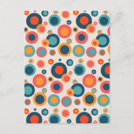 Färgpunkter för Abstrakt Vykort