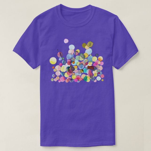 Färgpunkter för vattenfärger t shirt (Design framsida)