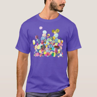 Färgpunkter för vattenfärger t shirt