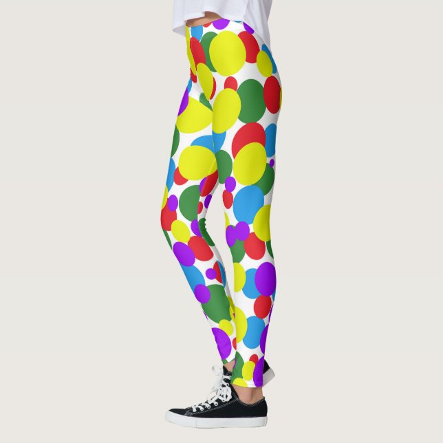 Färgpunkter Leggings (Vänster)