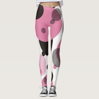 Färgpunkter Mönster Leggings