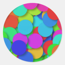 Färgpunkter runt Mönster