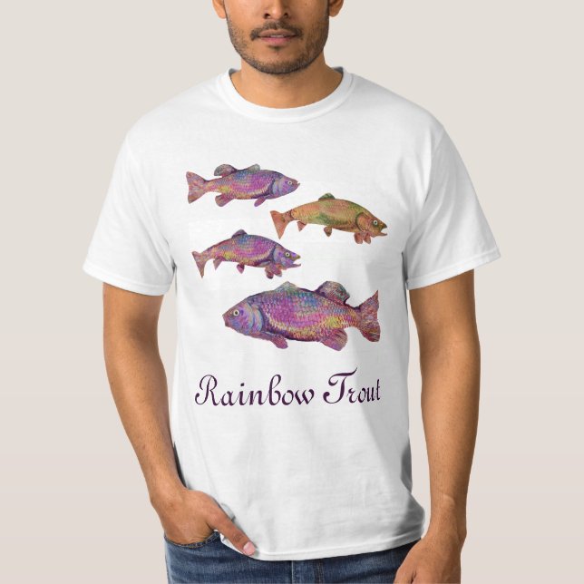 FÄRGRAINBOW-TRUT T-SHIRT (Framsida)