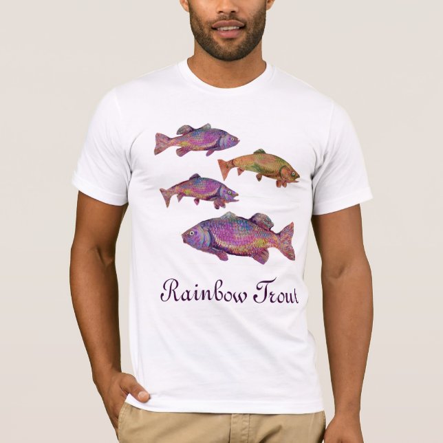 FÄRGRAINBOW-TRUT TEE SHIRT (Framsida)