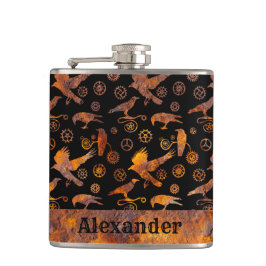 Färgredskap och Kråkor för små Steampunk Fickplunta