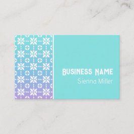 Färgregat av regnbåge, nedre Mönster-panelen Visitkort