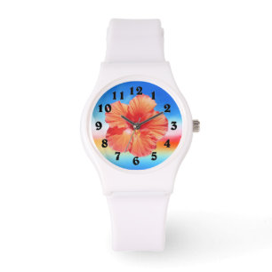 Färgregat av typen hibiscus, med numrering armbandsur
