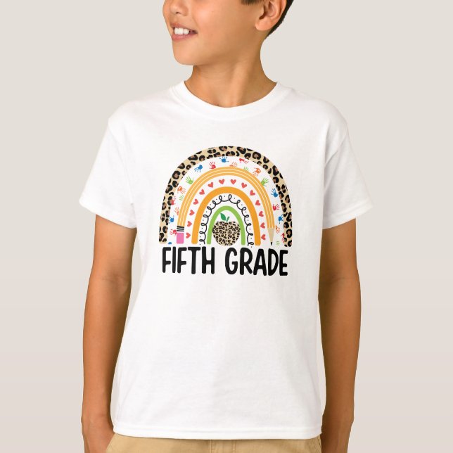 Färgregat femte Klass T Shirt (Framsida)