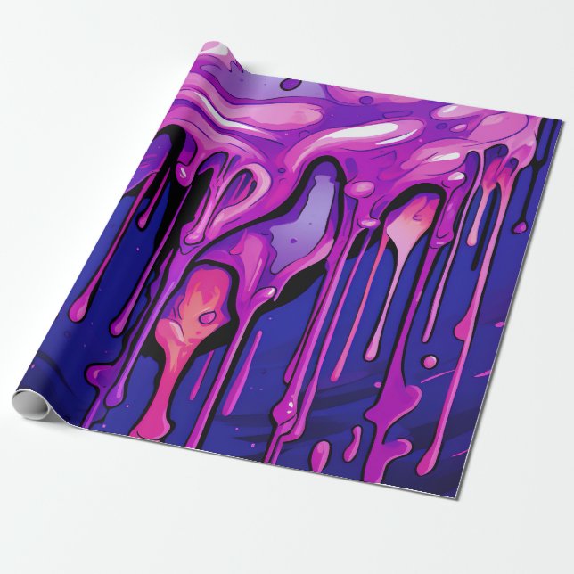 Färgregat för Abstrakt (8) Presentpapper (Utrullad)