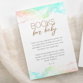 Färgregat för regnbågskluster för babyduschar Bok- Tilläggskort