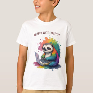 Färgregat för regummering av lutande lutning t shirt